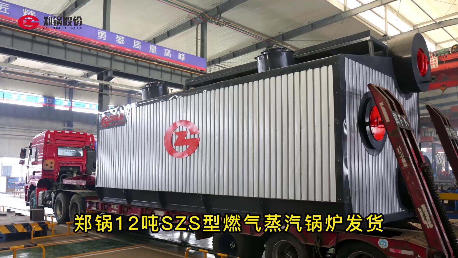 来利国际w6612吨燃气锅炉发货