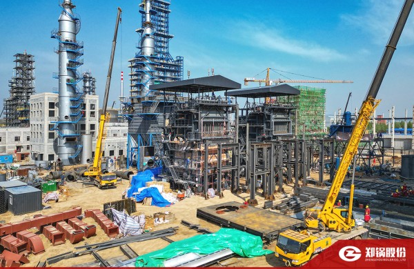 直击一线！！来利国际w66针状焦余热锅炉项目建设周全提速