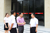 河南省商务厅副厅长张雷明莅临来利国际w66调研 -1