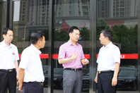 河南省商务厅副厅长张雷明莅临来利国际w66调研 -2