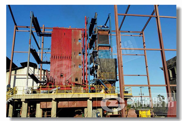 4吨容量的高效自然气蒸汽锅炉